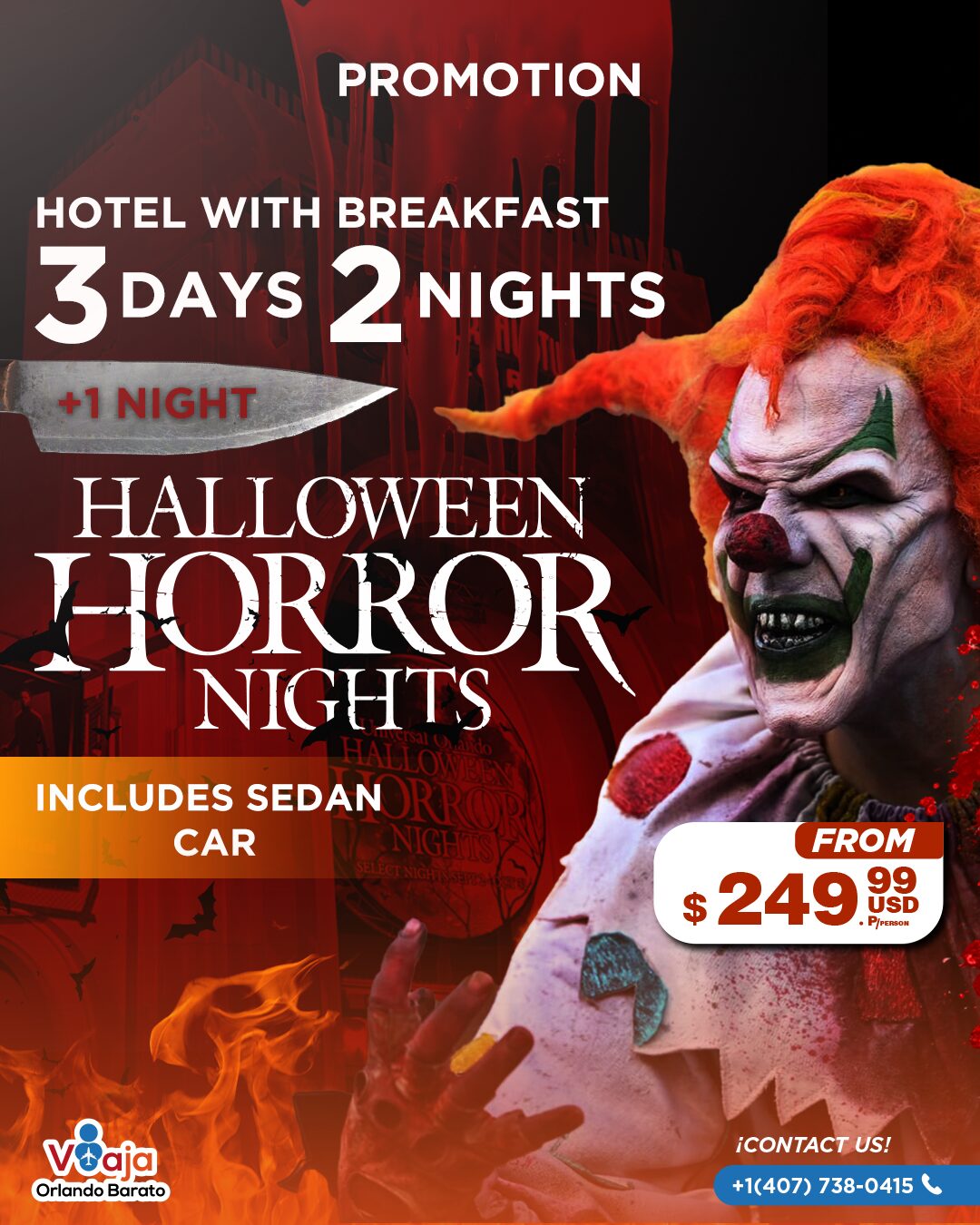 PROMO VIAJA ORLANDO HALLOWEEN